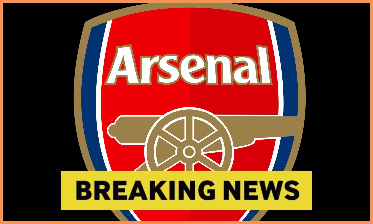 Arsenal and breaking news banner