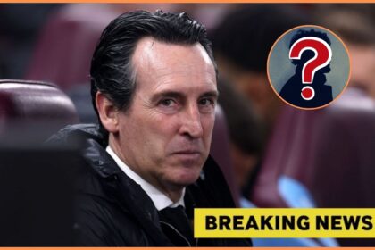 Unai Emery with breaking news and mystery player overlay