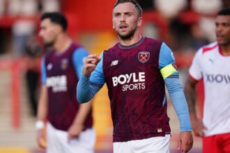 Jarrod Bowen in action for West Ham