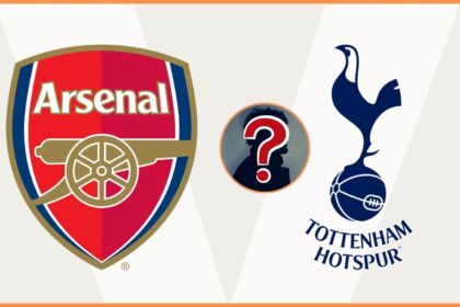 Arsenal and Tottenham club badges