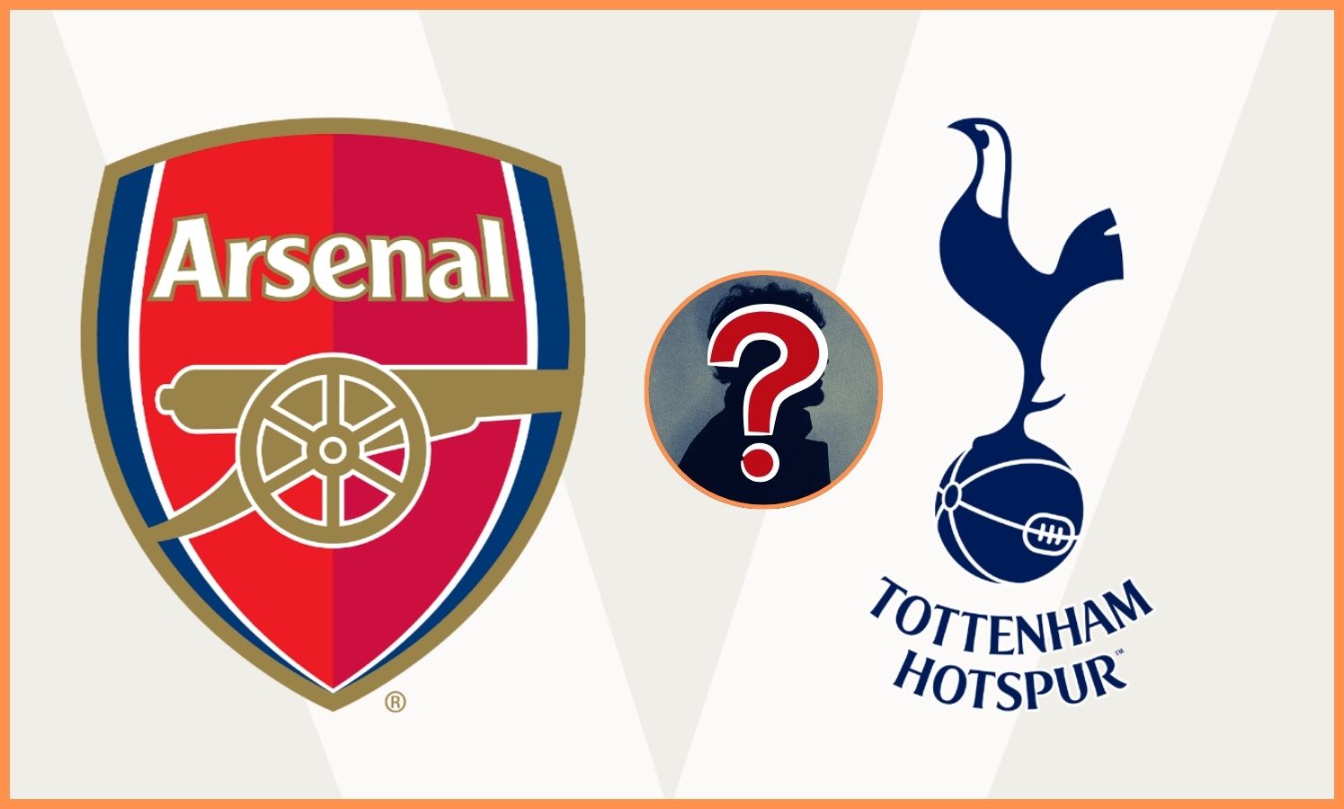 Arsenal and Tottenham club badges