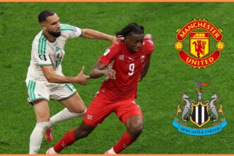 Johan Manzambi in action for Switzerland at the World Cup