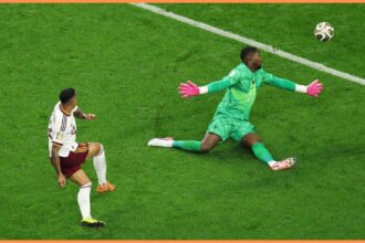 Pedro Porro scores for Spain against France
