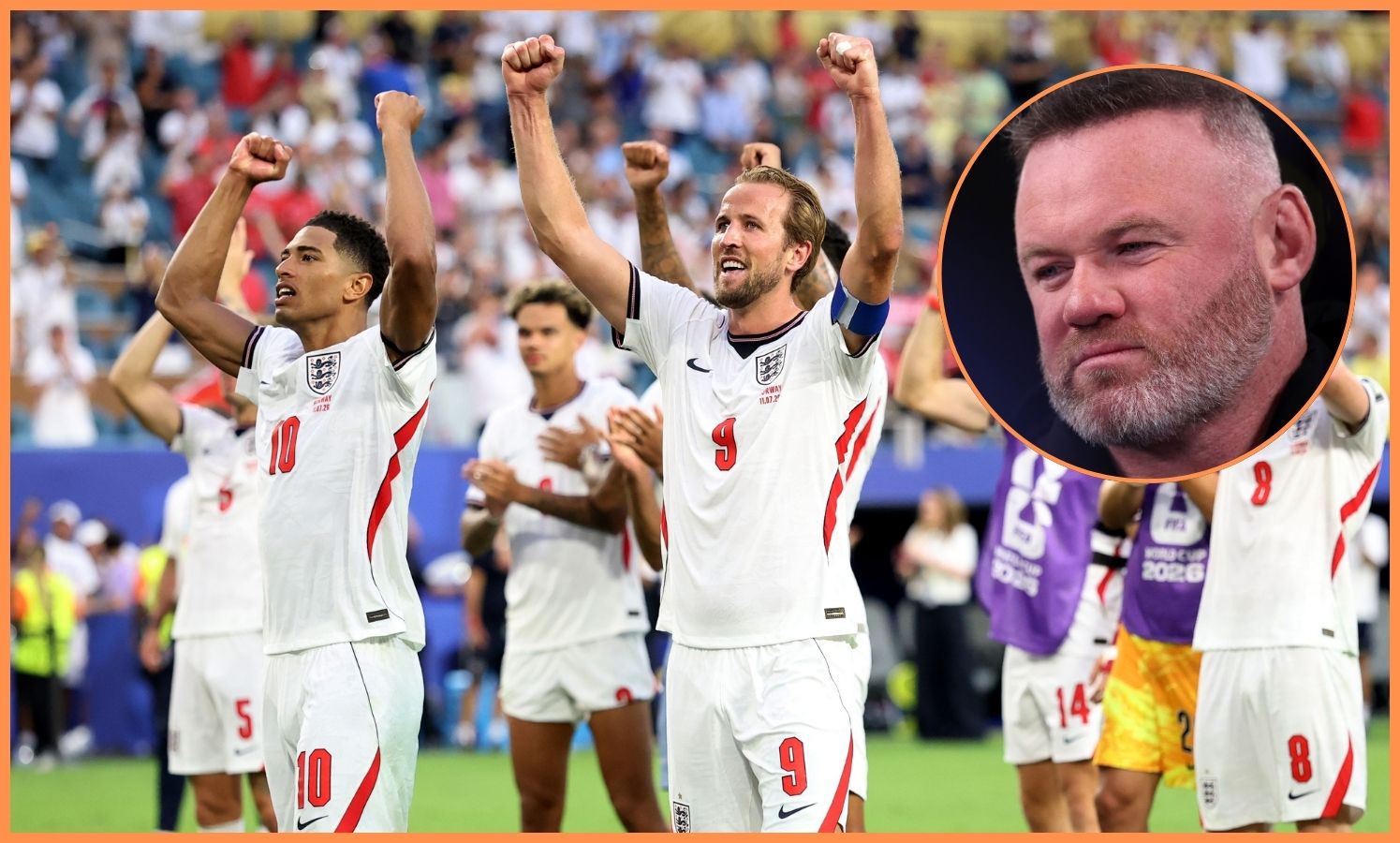 Jude Bellingham and Harry Kane celebrate
