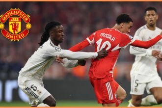 Eduardo Camavinga in action for Real Madrid against Bayern Munich