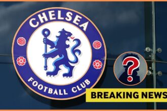 Chelsea logo and breaking news banner
