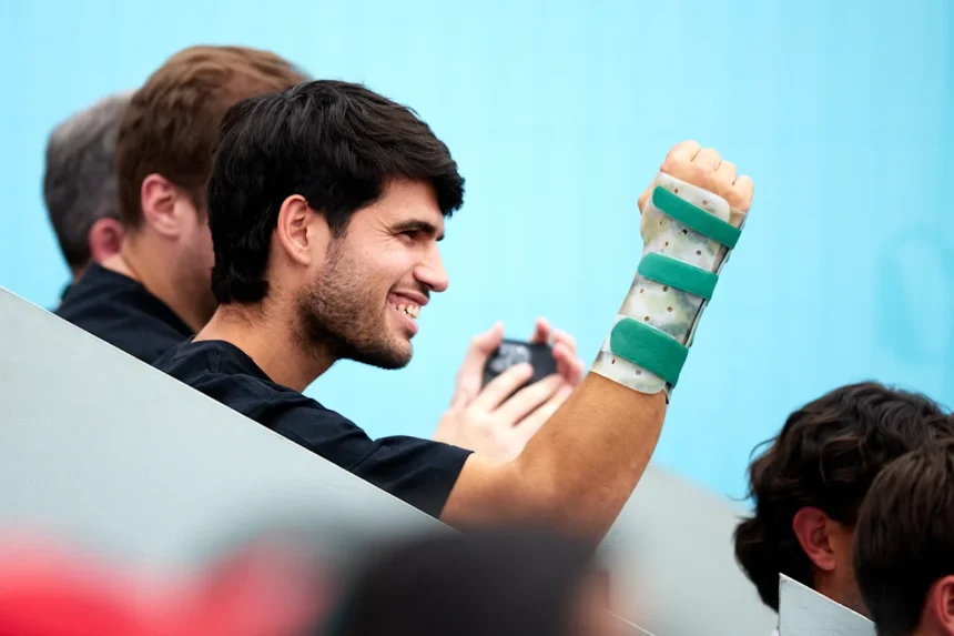 Carlos Alcaraz is on the Cincinnati Open roster, but has not yet confirmed his return from wrist injury for the U.S. Open.