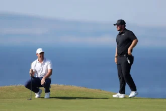 Chris Gotterup talks about how he feels about having to play Rory McIlroy at the Scottish Open