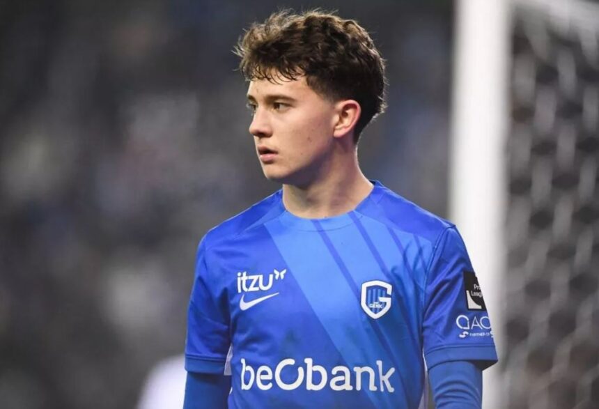 Konstantinos Karetsas in action for Genk