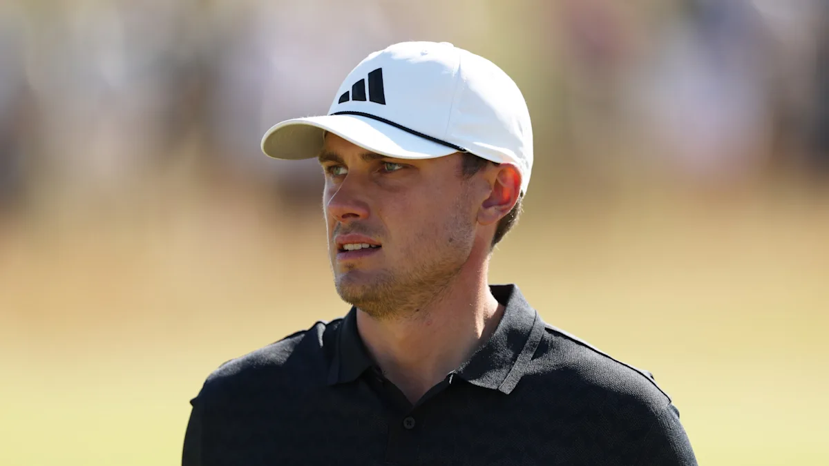 Ludwig Oberg's driver shaft and launch monitor damaged during overseas trip