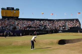 Sir Nick Faldo is 'shocked' by Scottie Scheffler's behavior on final hole of British Open