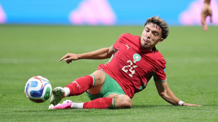 Neil El Aynaoui makes a tackle.