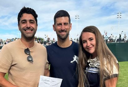 Novak Djokovic reveals gender of fan couple