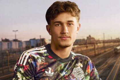Bayern Munich unveils its most extravagant floral Oktoberfest kit to date.