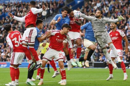 Arsenal's champion aura fades after defeat
