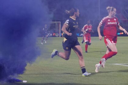 UWCL analysis: Controversy over flare impacting Man City goal; Arsenal's scoring struggles continue.