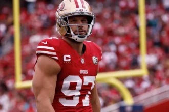 49ers' Nick Bosa reportedly expected to miss 'a few weeks' after pulling calf during practice