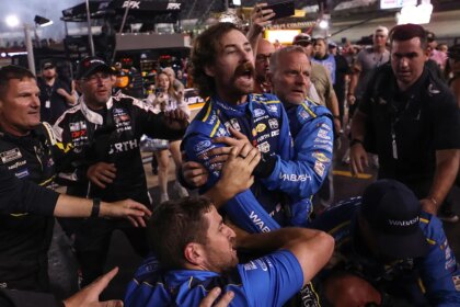 NASCAR CEO Announces No Penalties for Bristol Fight Between Hocevar and Blaney