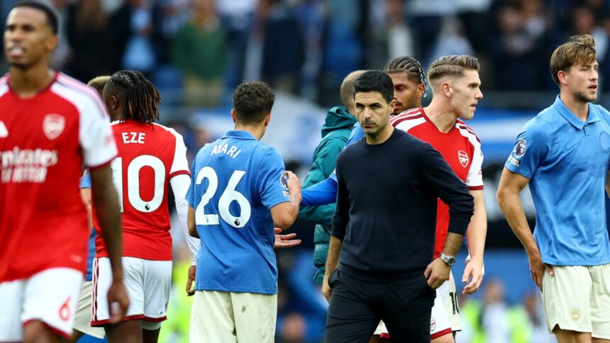 Arsenal surge into race to sign key Liverpool target following Brighton defeat