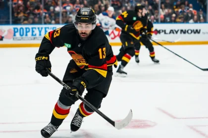 Arshdeep Bains aims for full-time role with Vancouver Canucks after "Shot Out Of A Cannon" season