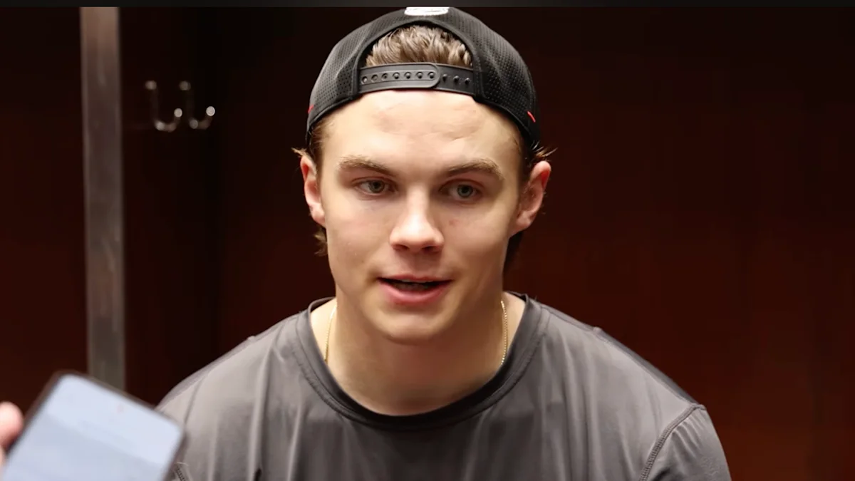 Axel Sandin-Pellikka Looks Forward to Second Year with Detroit Red Wings