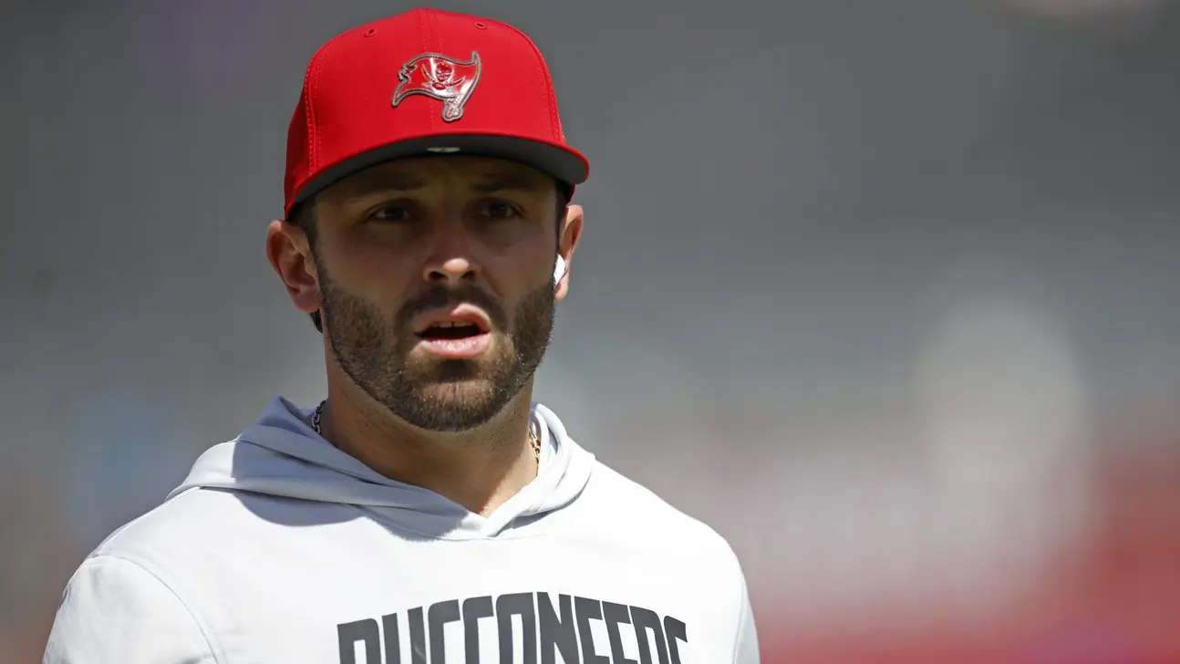 Baker Mayfield Exits Loss to Vikings with Dislocated Thumb, Expected to Miss Time