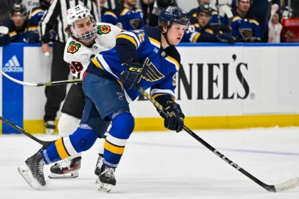 Blues' Zach Dean Likely to Seize Pre-Season Chance Against Blackhawks