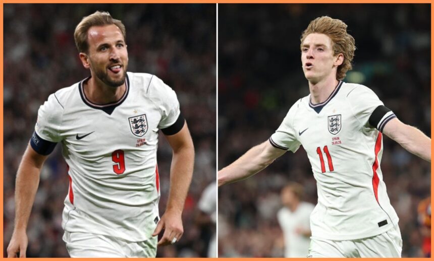 Video: Anthony Gordon & Harry Kane score quickfire double for England to stun Spain