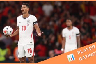 England player ratings vs Spain: Man City duo poor, Bellingham & Gordon the positives