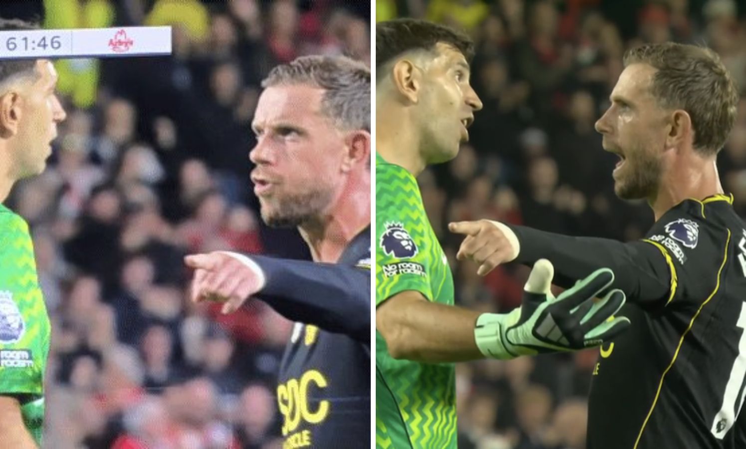 Watch: Footage shows Jordan Henderson fuming at Chelsea teammate after conceding goal vs Brentford