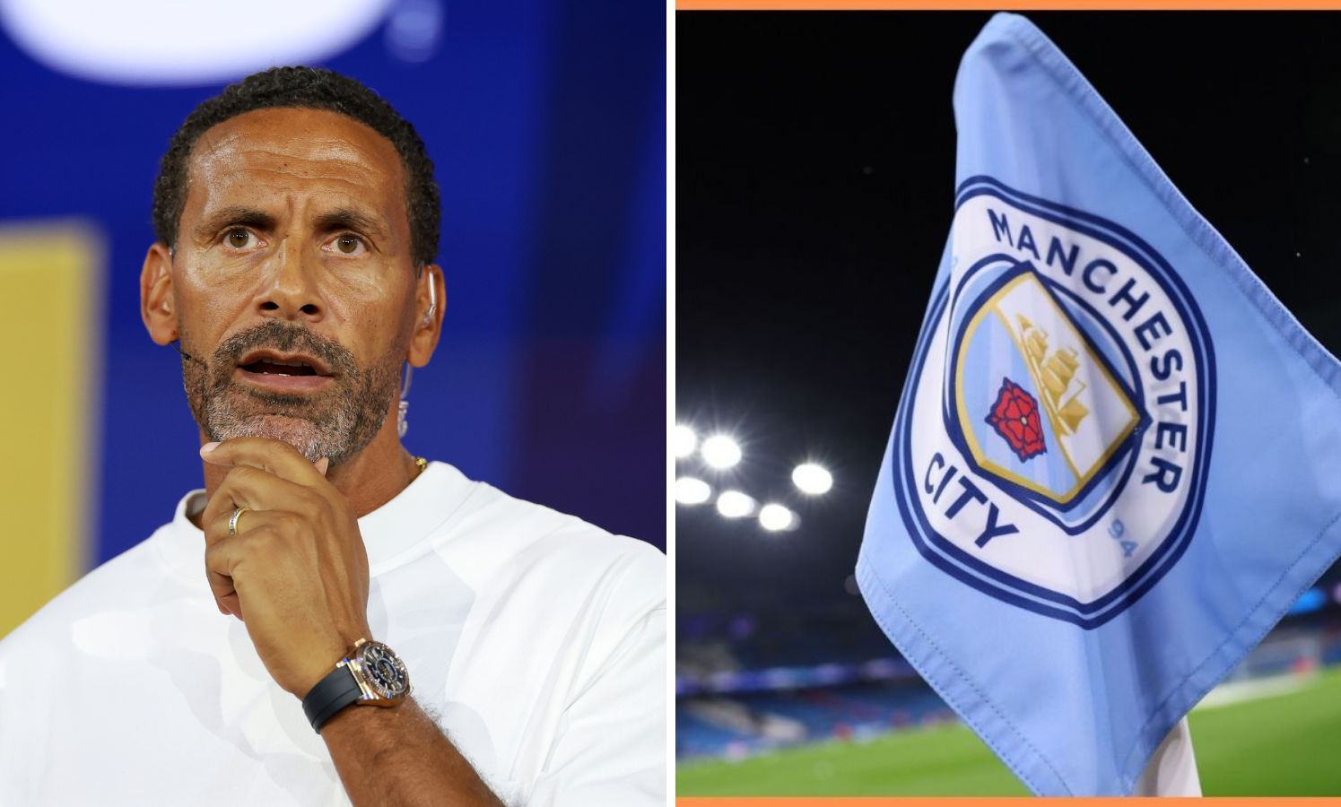 Rio Ferdinand sends cheeky message after Man City found guilty on 114 financial charges