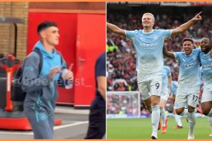 Video: Phil Foden trolls Manchester United fans with cheeky gesture after City’s Derby win