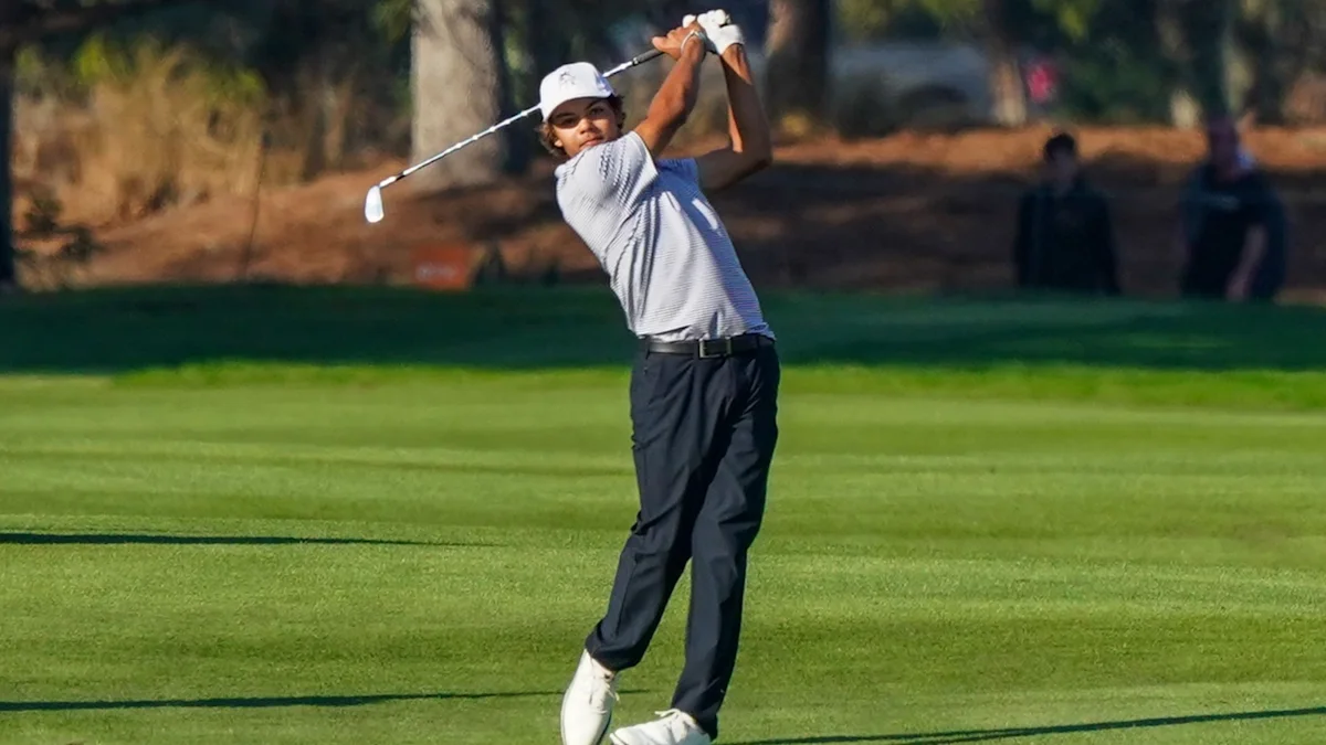 Charlie Woods disliked Justin Thomas' putting trick.