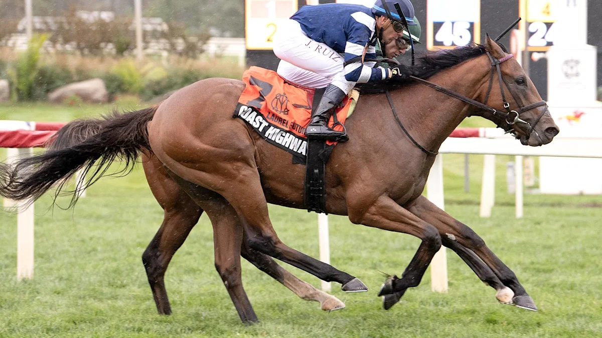 Coast Highway Overcomes Challenges to Win Laurel Futurity