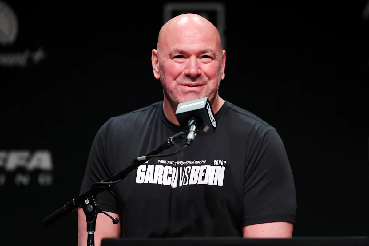 Dana White shows vintage enthusiasm for Ryan Garcia vs. Conor Benn fight weekend