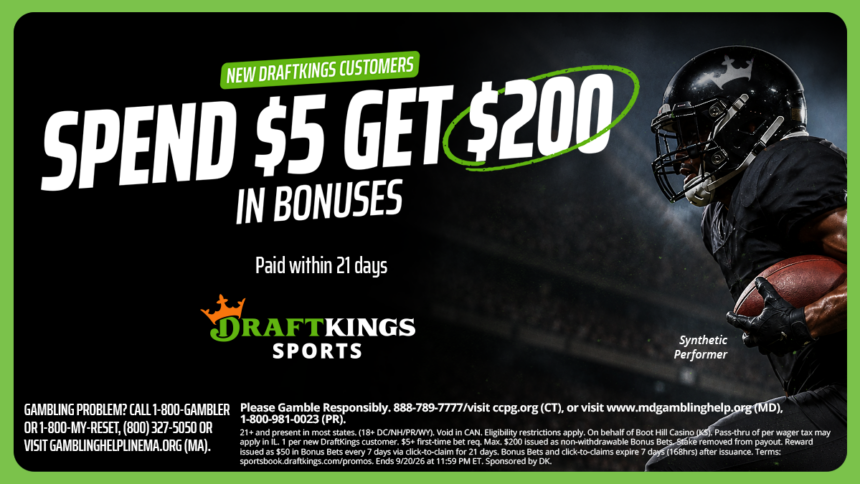 DraftKings promo code offers $200 in bonus bets for 49ers vs. Rams 2026 NFL Australia Game