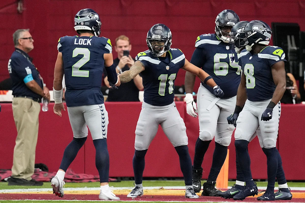 Drew Lock finds a wide-open Jaxon Smith-Njigba for a perfect 82-yard TD early vs. Cardinals