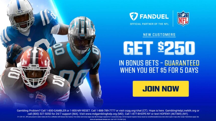 FanDuel promo code offers $250 in bonus bets for Falcons vs. Packers Thursday Night Football
