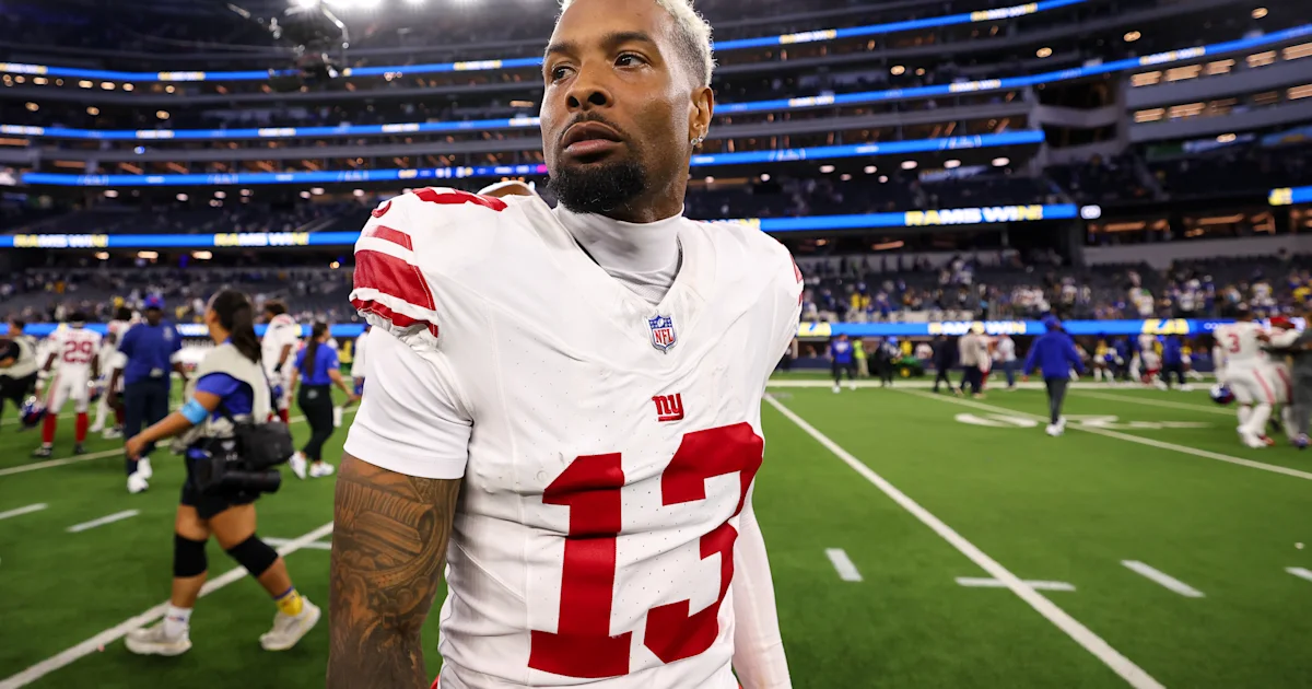 Giants reportedly releasing WR Odell Beckham Jr. 3 games into his reunion with team