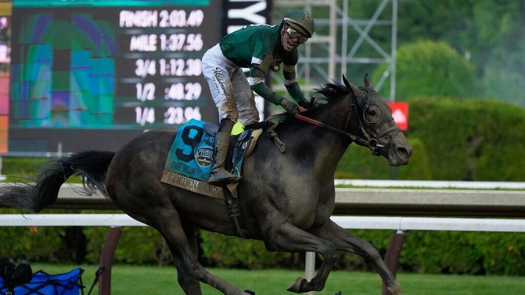 Golden Tempo wins Belmont Stakes after Kentucky Derby victory
