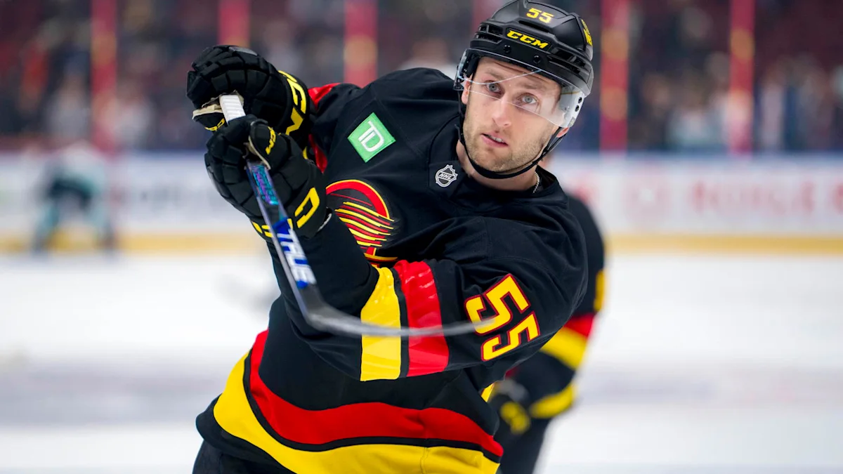 Guillaume Brisebois aims for Canucks' opening roster after recovering from injury
