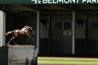 Horse racing returns to Belmont Park following $550 million renovation