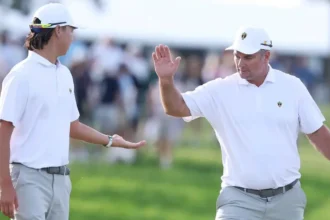 Internationals achieve first lead in Presidents Cup history