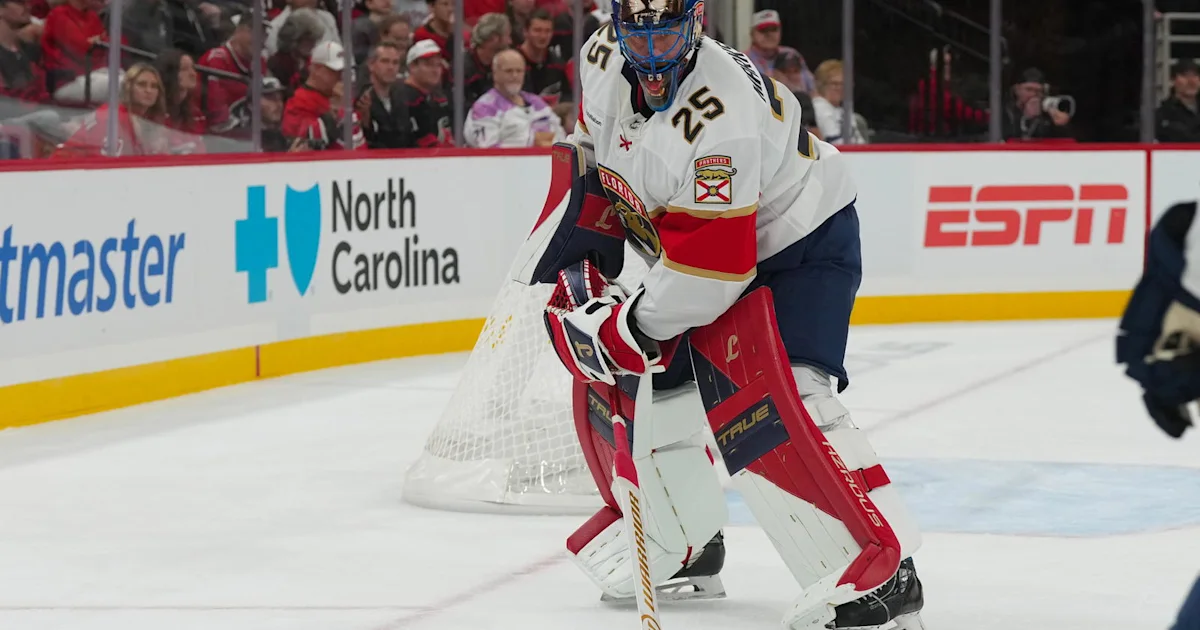 Jacob Markstrom Stars in Panthers' 1-0 Overtime Win Over Hurricanes in Season Opener