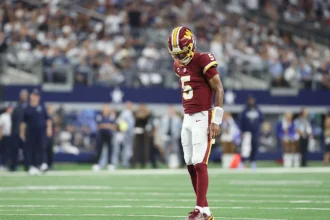 Jayden Daniels expected back in 3 weeks or sooner despite dislocated elbow