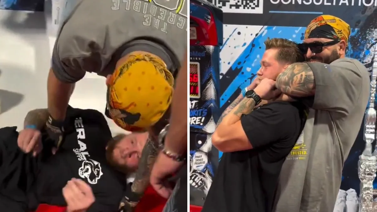Josh Hokit chokes fan unconscious during wild meet-and-greet event