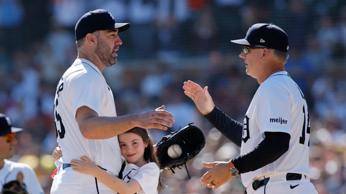 Justin Verlander makes final Tigers start, aided by daughter, bidding farewell to Hall of Fame career