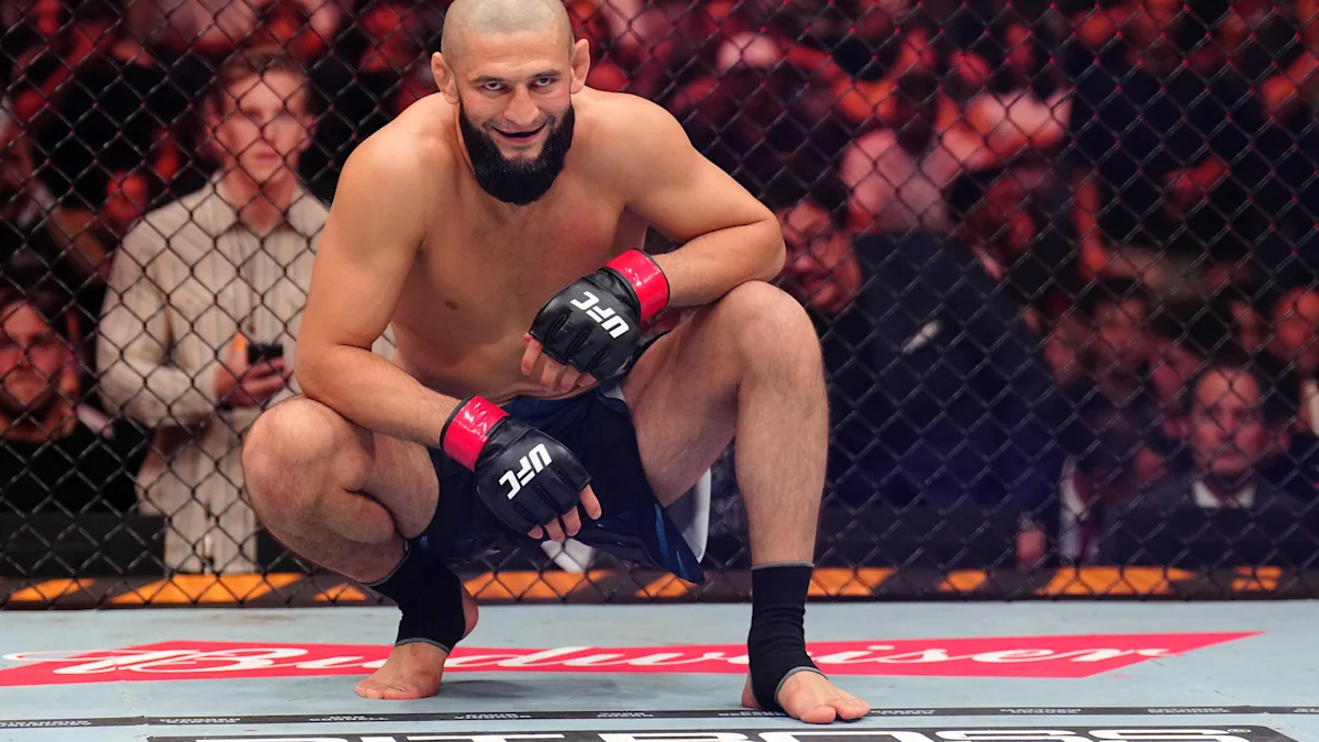 Khamzat Chimaev vs. Colby Covington is official for RAF Abu Dhabi