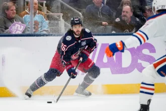 Kirill Marchenko avoids answering questions about his future with Columbus Blue Jackets