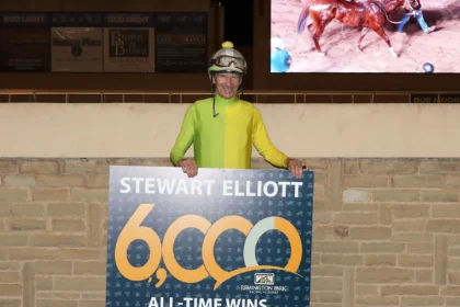 Last-Minute Jockey Change Leads to Stewart Elliott’s 6,000th Win